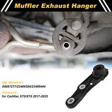 Muffler Exhaust Hanger for Cadillac XT5/XT6 2017-2025 84697277 Metal Black 1 pcs