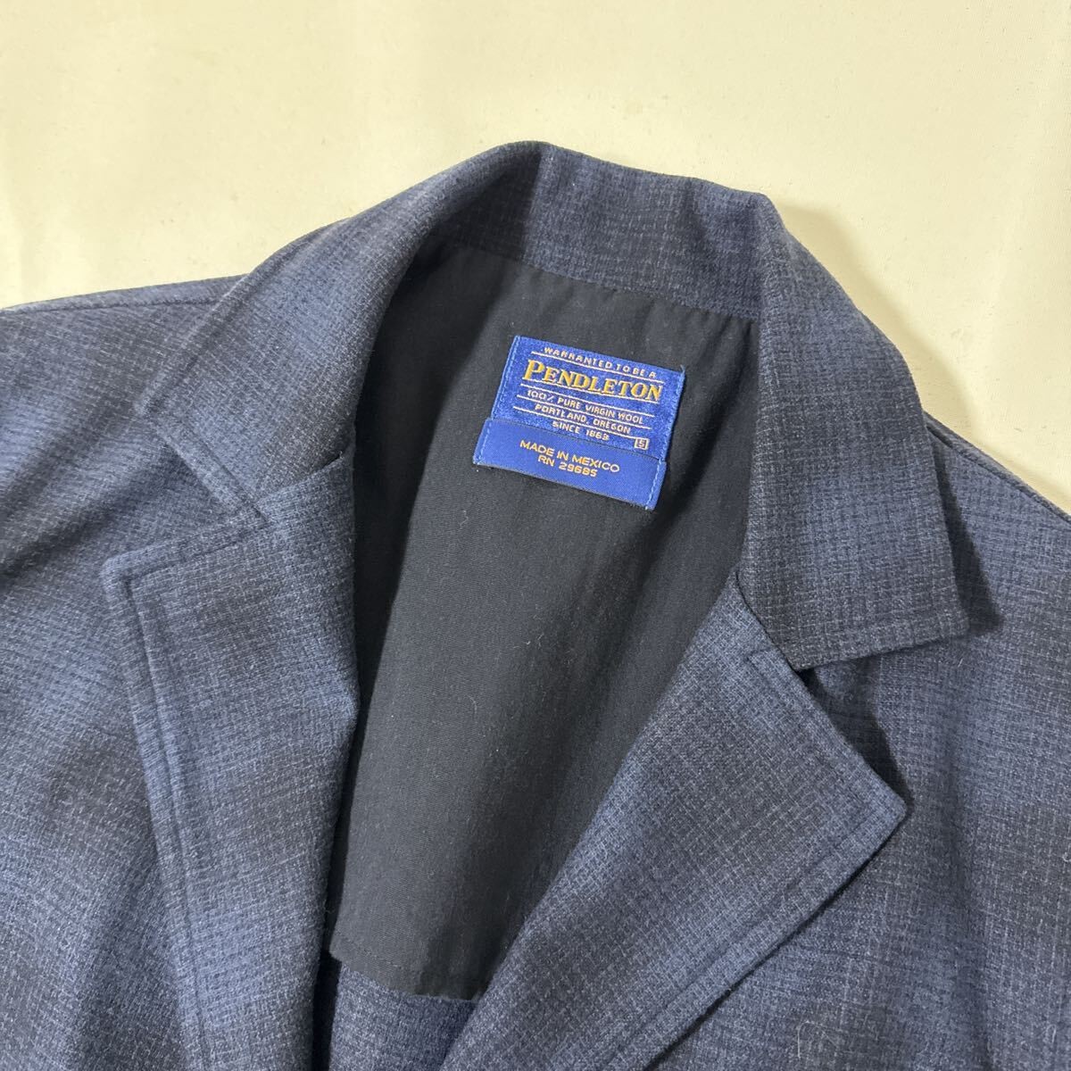 Pendleton Wool Ombre Check Jacket S Wool Blend - image 4