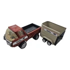 Vintage Tonka Pickup Truck & Horse Trailer Set 1970s Pressed Steel Toy Lot