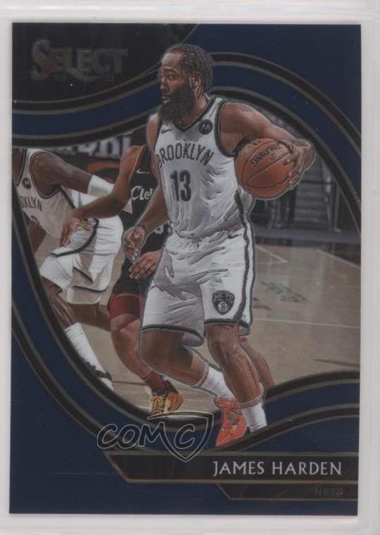 2020-21 Panini Select Courtside Retail Blue James Harden #212