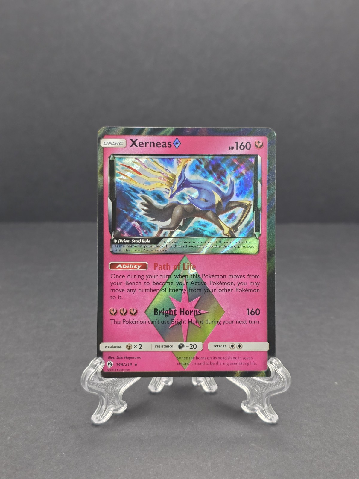 Xerneas Prism Star 144/214 Sm-Lost Thunder Holo