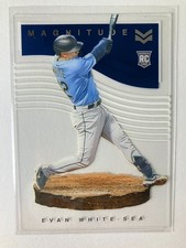 2021 Panini Chronicles Magnitude Baseball 22 Evan White [RC]