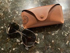 Ray-Ban Aviator Polarized UV400 Gold Metal Sunglasses