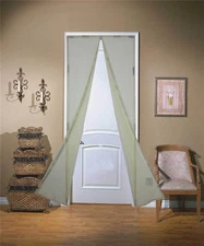 Screen Household Fashionable Stripe Magnetic Soft Screen Door