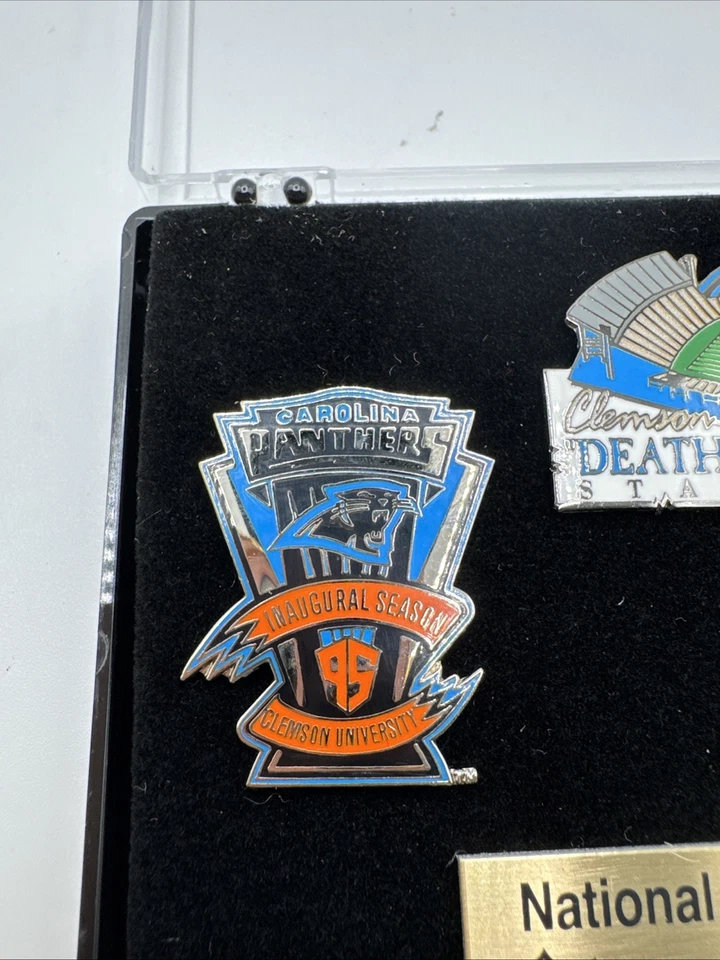1995 Peter David Football Pin Set w/ Games At Clemson Stadium Death Valley - Image 4 of 4