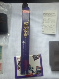 Capcom Disney's The Little Mermaid Nintendo NES CIB Complete w Manual 1991