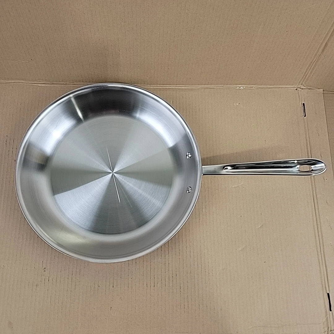 All-Clad 12" Stainless Steel Frying Pan - D3