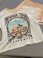 NEW Womens Pajama Set Shorts  Size XL Wound Up Brand