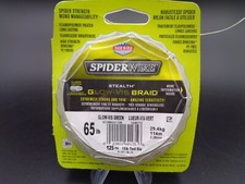 Spider Wire Stealth Superline Fishing Line 65 lb 125 yd, Glow-Vis Braid Green
