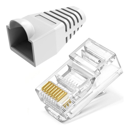 CAT 5 Ethernet Cable RJ45 Cat5E Network Internet LAN Patch Lead Cord Black Lot - Afbeelding 7 van 7