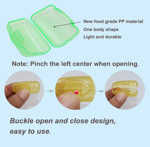 20 Pack Travel Toothbrush Head Covers Portable ToothbrushPod Caps Case Protector - Picture 9 of 12