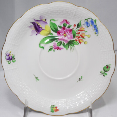 PRINTEMPS by Herend Tea Saucer 5.75'' 2 versions NEW NEVER USED made in Hungary