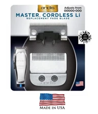 Andis Master Cordless Li Carbon Steel Replacement Fade Blade Size 00000-000 MLC