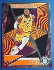LeBron James 2021-22 Panini Illusions Orange Parallel Amazing Insert #5