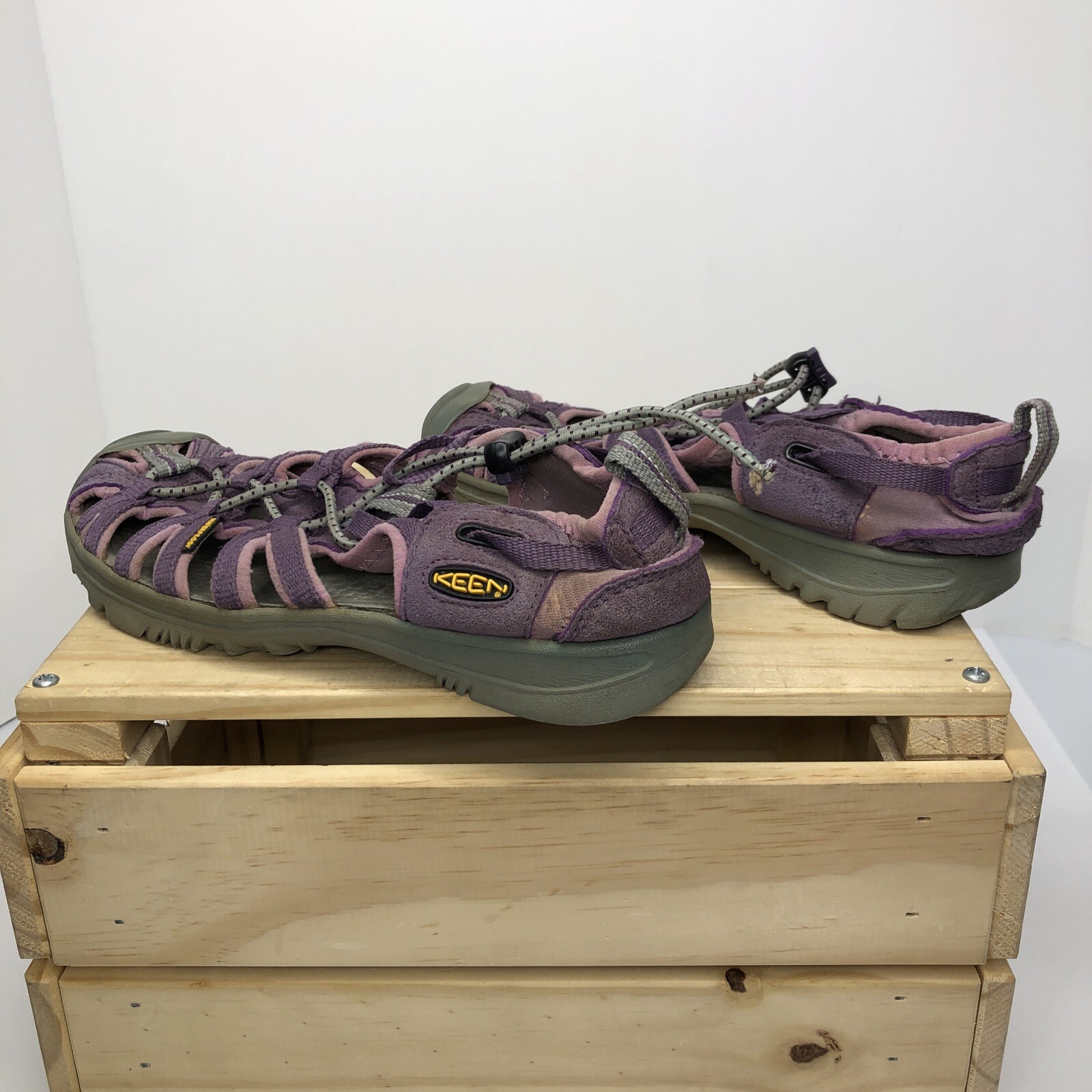 Keen donna taglia 7 scarpe impermeabili da trekking trail lago viola vedi foto