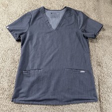 Figs Tops Woman Small Gray Casma Scrubs Technical Collection 3 Pocket