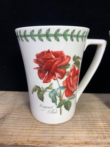 Portmeirion Botanic Rose cups set 2 made in England - Picture 2 of 10