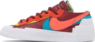 Nike Blazer Low Sacai x Kaws ''Team Red'' DM7901-600 Size 8.5 Men