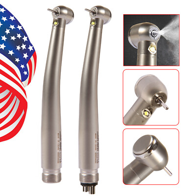 PANA MAX SU B2/M4 2Hole/4Hole Dental LED High Speed Handpiece 3 Way Air Turbine