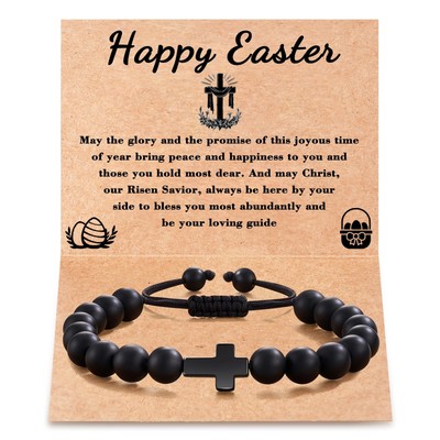 Christian cross bracelet, perfect Easter basket stuffer for teens, kids