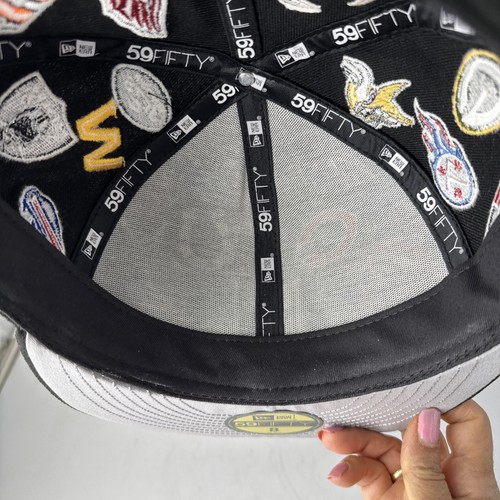 New Era 59fifty NFL, All Over Logos Fitted Hat Includes 32 Teams Size: 8 NEW - Picture 15 of 17