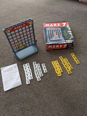 Pressman Make 7 Fliesenspiel. 100% komplett. Sehr guter Zustand 1994