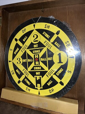 VTG 1970's THE SHIP”S INN Dartboard Wooden Case Bar Garage Man