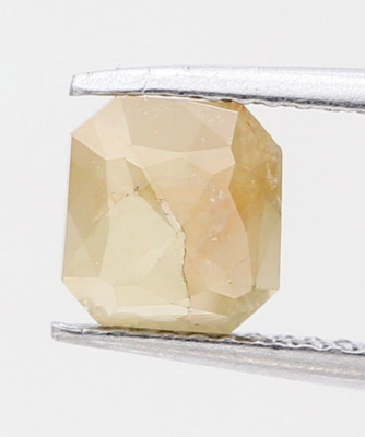 Gelber Cushion Brilliant Cut Natürliches Lose Diamant 1.41ctw Fancy Diamant