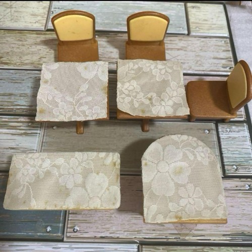 Sylvania Early Table Chair Restaurant Accessory Furniture Miniature