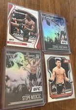 2021 Panini Prizm Absolute Song Yadong Adesanya Miocic 4 Cards Illusions
