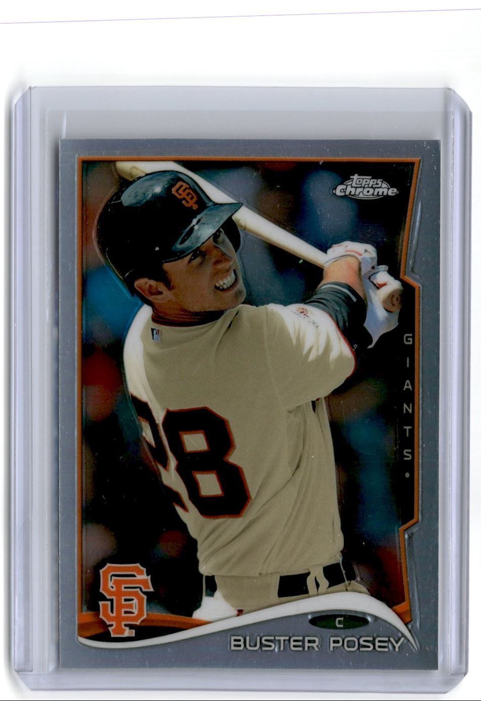 2014 Topps Chrome Refractor Buster Posey San Francisco Giants #152