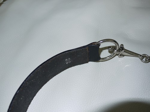 $395 Cesare Paciotti - Belt - Leather with Classic Logo Buckle - Picture 4 of 4