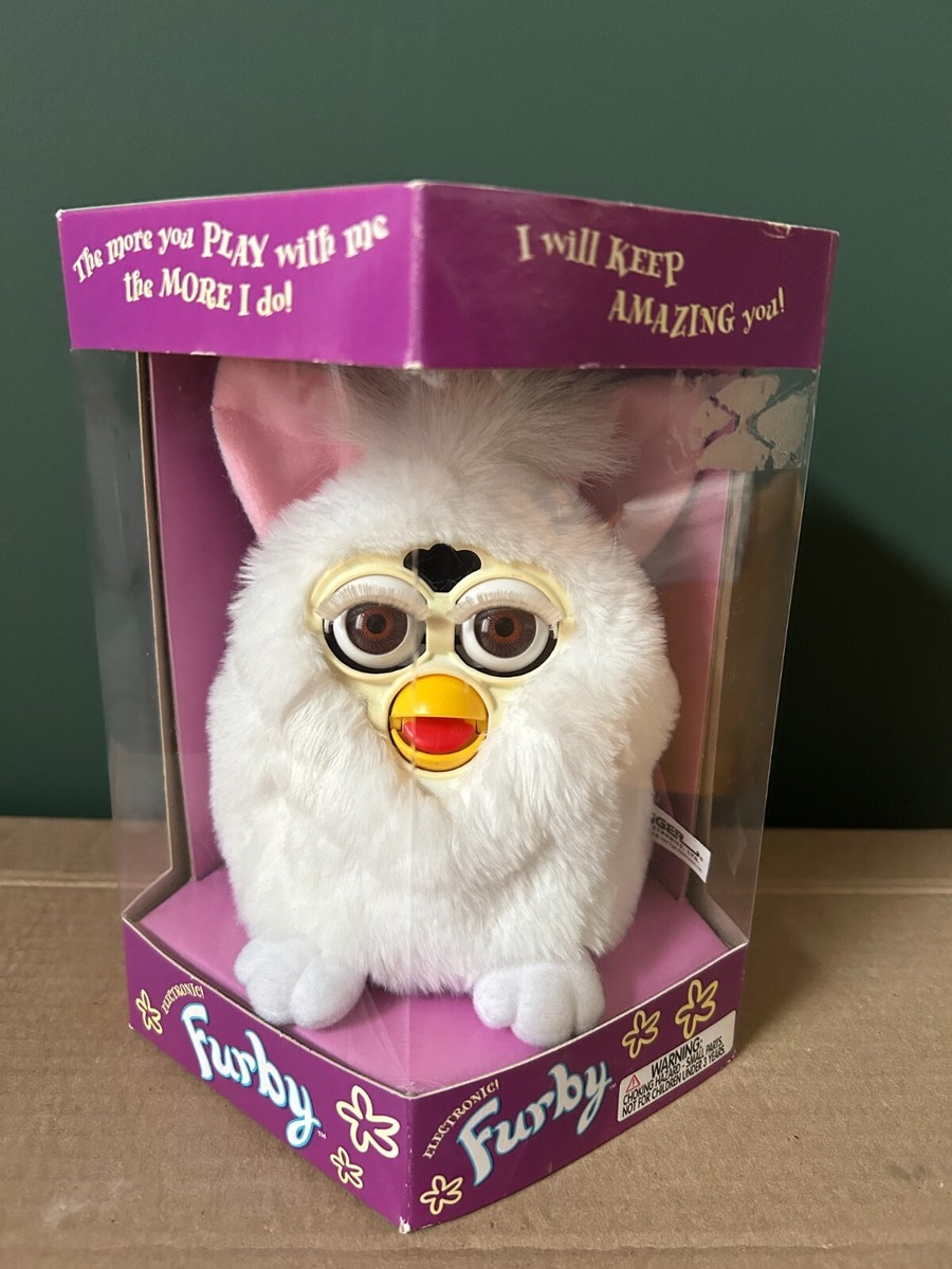 ファービー モデル70ー800 ORIGINAL 1999 FURBY MODEL 70-800 TIGER ELECTRONICS* White&