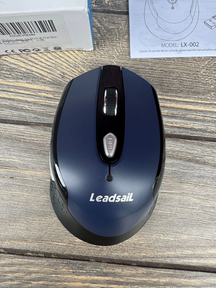Leadsail LX-002 Wireless Optical Mouse 2.4GHz RF Cordless For Home & Office Use - Image 2 of 4