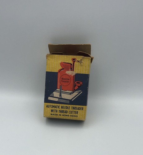 Vintage Automatic Needle Threader with Thread Cutter in Yellow Box Hong Kong - Picture 4 of 11
