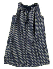 Madewell Silk Blue Sleeveless Pocket Tunic Shift Shirt Tank Smock Dress XS