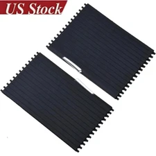 For 2007-2014 BMW X5 X6 E70 E71 Console Cup Holder Roller Blind Cover Tray 2PCS