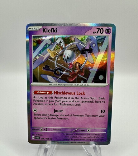 Klefki (096/198) [Scarlet & Violet: Base Set] Pokemon Trading Card Game  Scarlet Violet Base Set Single Card Holo Rare ...