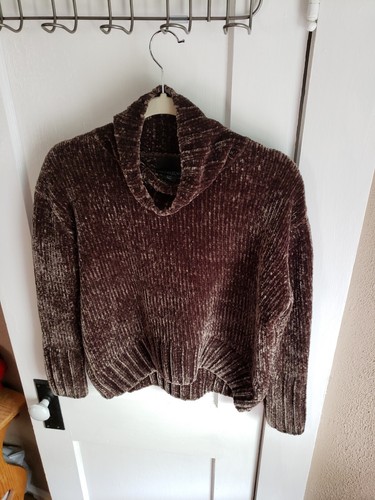 Cynthia Rowley Oversize Brown Velour 