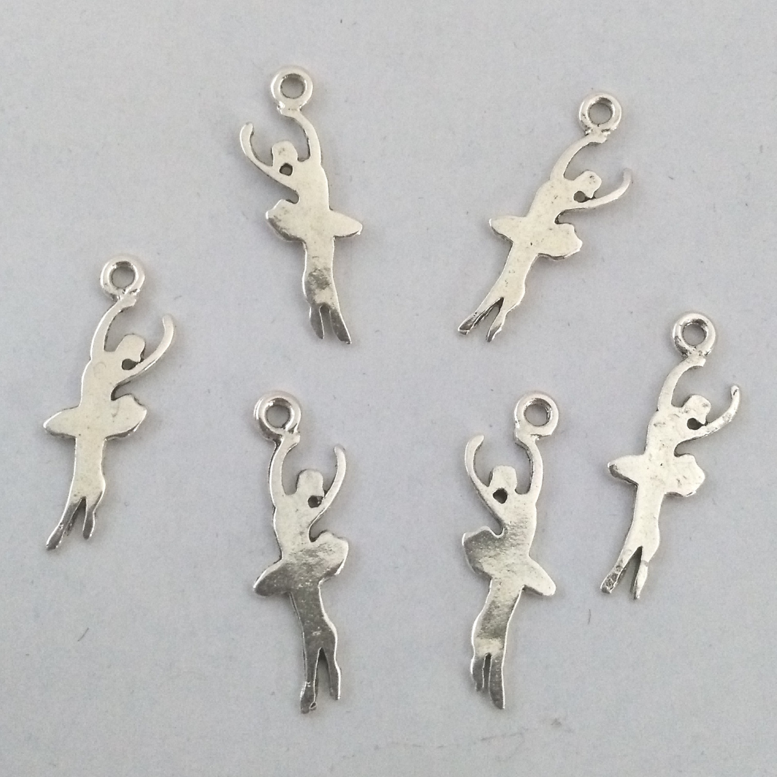 Pendentif en plaqué or - danseuse - - France