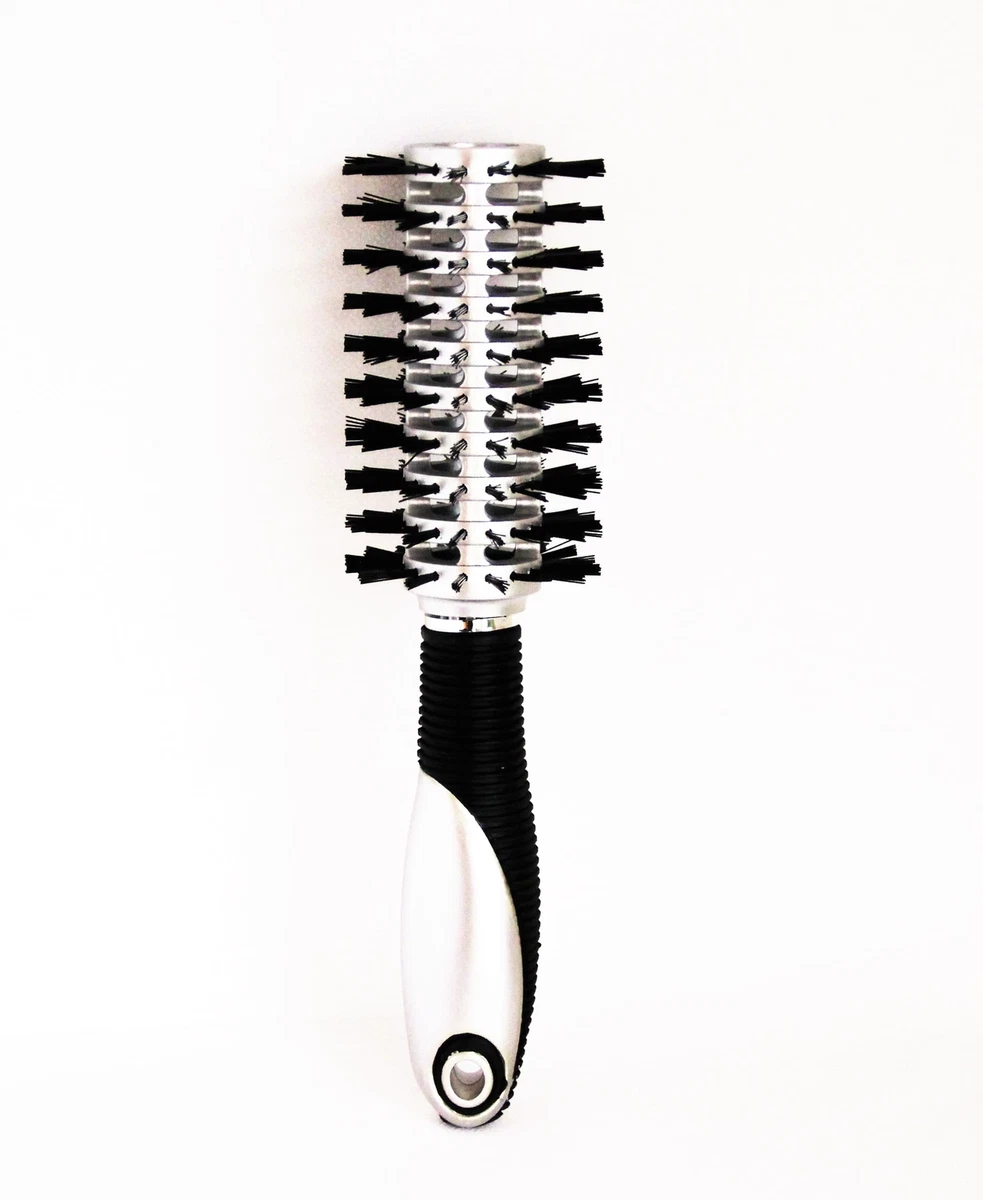 Brosse à Cheveux Ronde B&S Avec Miroir - Arc-en-ciel, Diamètre Environ 14.5 Cm