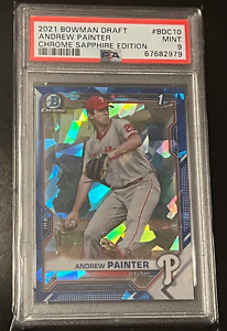 Andrew Painter 2021 Bowman Draft Sapphire Edition #BDC-10 Andrew Painter 2021 Bowman Draft Sapphire Edition #BDC-10