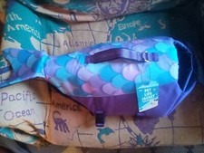 Doggie Life Jacket Boating Visibility Extra Bright Purple XX LARGE New With Tag