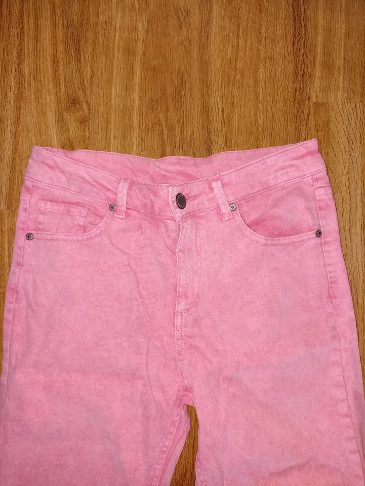 Primark Damen Jeans Hose 38 Rosa Denim & Co Skinny High Waist Top Zustand  - Bild 3 von 4