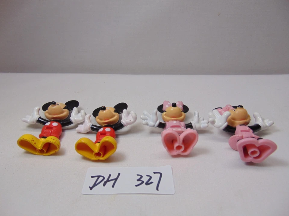 Mickey Mouse Clubhouse Juego Casa de Muñecas PVC Figura Minnie & Mickey Lote de 4 Foto 4 de 4