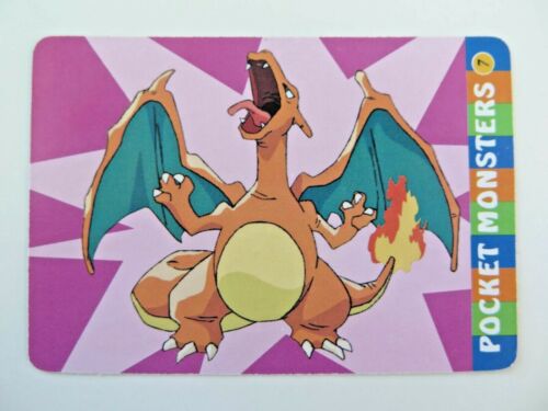 Pokémon: PIKACHU & CHARIZARD Pocket Monsters Holo Prism Vending ...