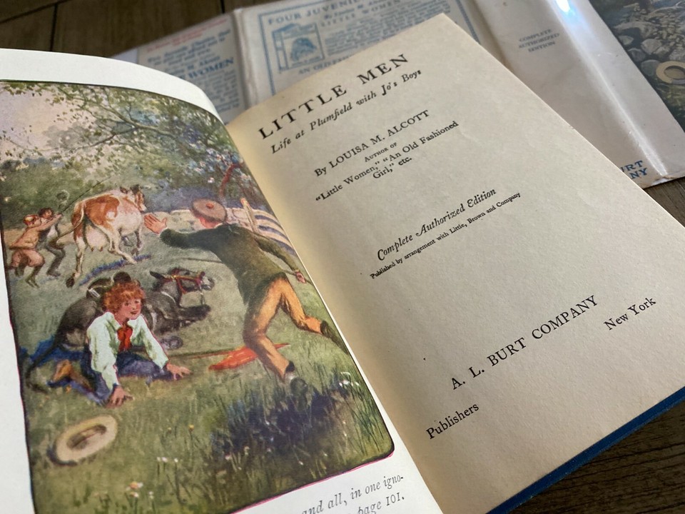 LITTLE MEN By Louisa May Alcott Complete Authorized Edition A.L. Burt ...