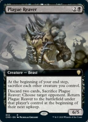 MTG PLAGUE REAVER FOIL EXC - PLAGE RAPPER - CMR-X EN - MAGIC