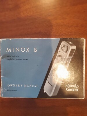 MINOX B #974995 Appareil Photo Miniature Avec Boîte D'origine - état Proche Neuf
