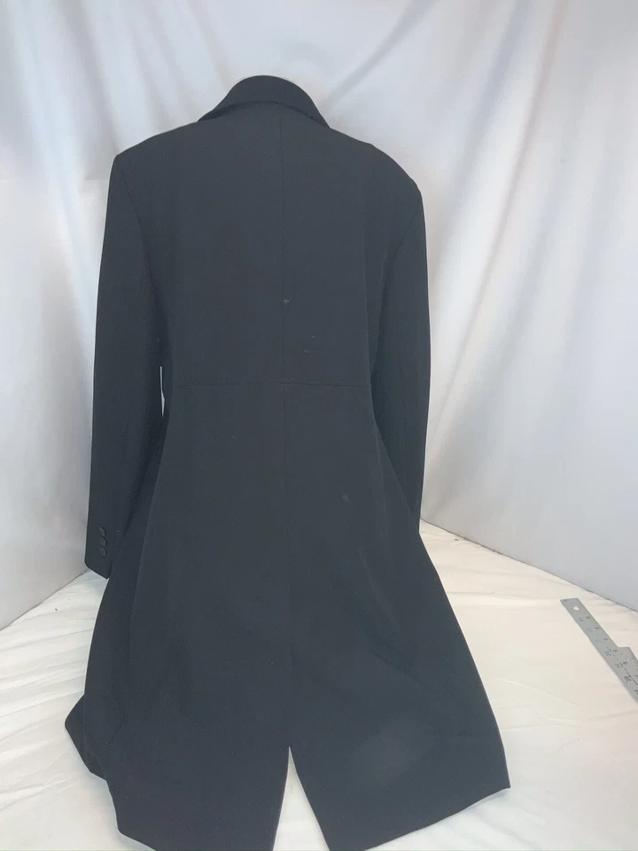 Abrigo Etcetera Talla 12 Negro Poli Elástico 38” Largo YGI J0-164 Foto 4 de 4